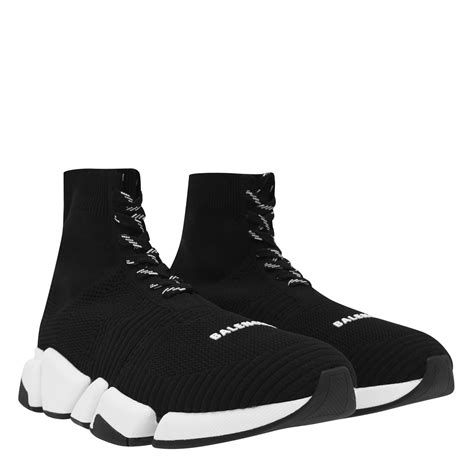 balenciaga sock trainers with laces.